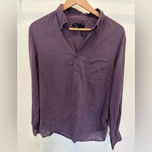 Purple John Varvatos shirt